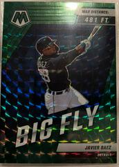 Javier Baez [Green] #BF-1 Baseball Cards 2022 Panini Mosaic Big Fly Prices