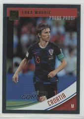 Luka Modric [Press Proof Silver] Soccer Cards 2018 Panini Donruss Prices