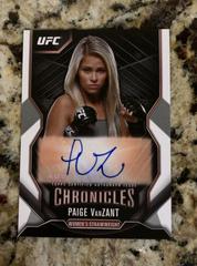 Paige VanZant Ufc Cards 2015 Topps UFC Chronicles Autographs Prices