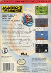 Mario'S Time Machine - Back | Mario's Time Machine NES