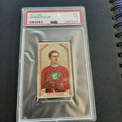 George Poulin Hockey Cards 1911 C55 Prices