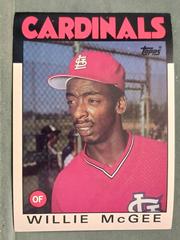 Willie McGee Baseball Cards 1986 Topps Super Prices