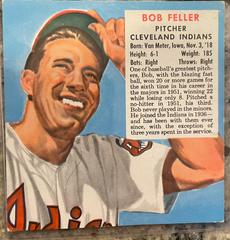 Bob Feller [Hand Cut Without Tab] Baseball Cards 1952 Red Man Tobacco Prices
