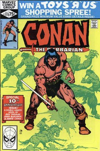 Conan the Barbarian #115 (1980) Cover Art