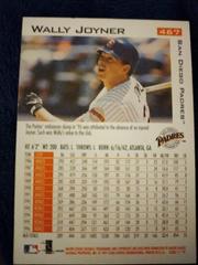 Back Of Card | Wally Joyner Fleer 97 Baseball Cards 1997 Fleer Tiffany