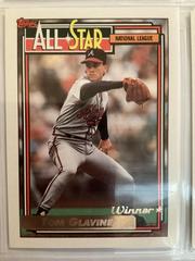 Tom Glavine [Winner] #395 Baseball Cards 1992 Topps Gold Prices