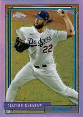 Clayton Kershaw Baseball Cards 2021 Topps Update 1992 Redux Chrome Prices