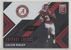 Calvin Ridley Football Cards 2018 Panini Elite Draft Picks Primary Colors Prices