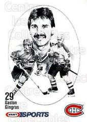 Gaston Gingras Hockey Cards 1986 Kraft Drawings Prices