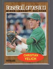 Christian Yelich #243 Baseball Cards 2011 Topps Heritage Minor League Edition Prices