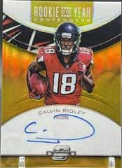 Calvin Ridley [Gold] Football Cards 2018 Panini Contenders Optic Rookie of the Year Autographs Prices