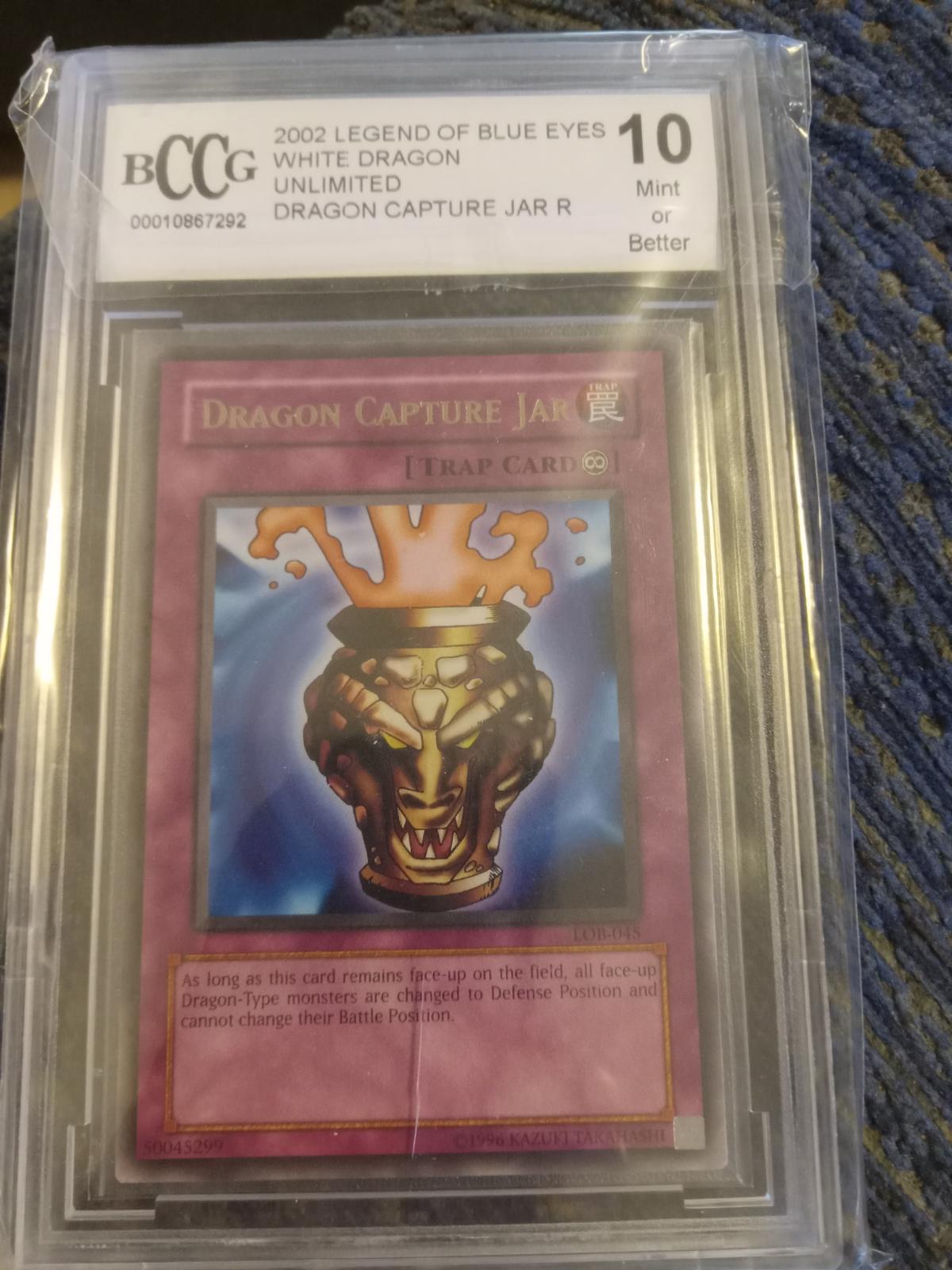 Dragon Capture Jar BGS 10 YuGiOh Legend of Blue Eyes White Dragon