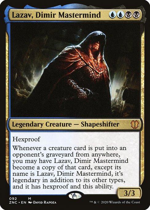 Lasav, Dimir Mastermind #92 Magic Zendikar Rising Commander