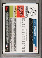 Card Back | Justin Verlander Baseball Cards 2006 Topps