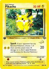 Pikachu [W Stamp] #60 Pokemon Jungle Prices