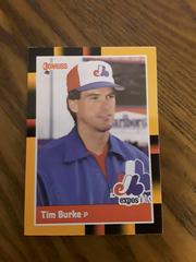 Tim Burke #34 Baseball Cards 1988 Donruss Diamond Kings Prices