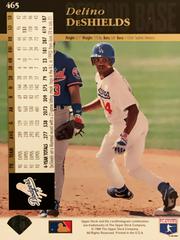 Rear | Delino DeShields [Electric Diamond] Baseball Cards 1994 Upper Deck