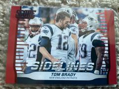 Tom Brady [Red] #2 Football Cards 2016 Panini Score Sidelines Prices