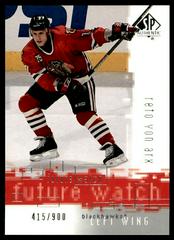 Reto Von Arx #97 Hockey Cards 2000 SP Authentic Prices