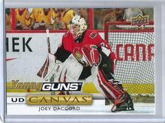 Joey Daccord Hockey Cards 2019 Upper Deck Canvas Prices