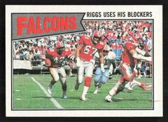 Falcons Team Leaders [Riggs Used His Blockers] #248 Football Cards 1987 Topps Prices