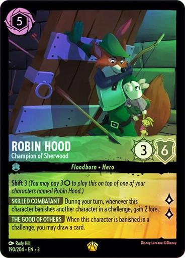 Robin Hood - Champion of Sherwood [Foil] #190 Lorcana Into the Inklands