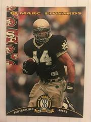 Marc Edwards Football Cards 1997 Panini Score Board NFL Rookies Prices