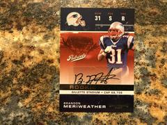 Brandon Meriweather [Autograph] Football Cards 2007 Playoff Contenders Prices