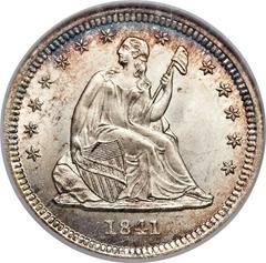 1841 O Coins Seated Liberty Quarter Prices