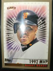 Barry Bonds [Magic Moments 1992 MVP] #476 Baseball Cards 2000 Topps Prices
