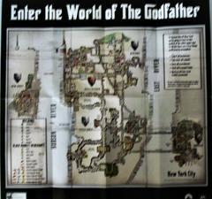Map - 14" X 14" | The Godfather Xbox 360