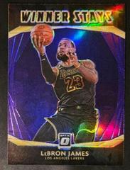 Lebron James [Purple] Basketball Cards 2020 Panini Donruss Optic Winner Stays Prices
