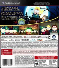 Back Cover | South Park: The Stick Of Truth [Signature Edition] Playstation 3