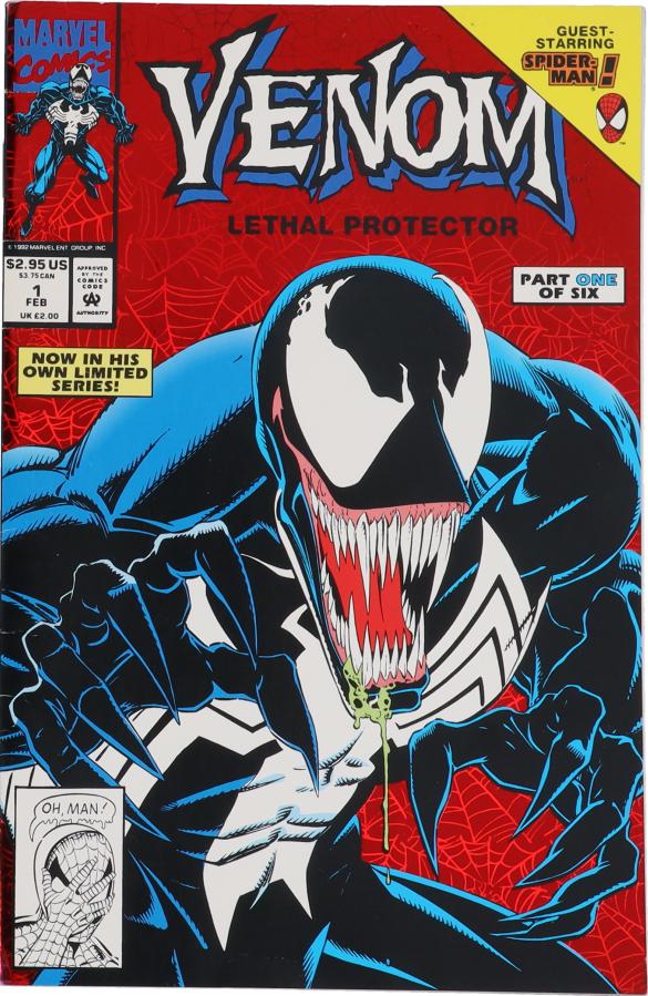 Venom: Lethal Protector [Red Foil] #1 (1993) Comic Books Venom: Lethal Protector