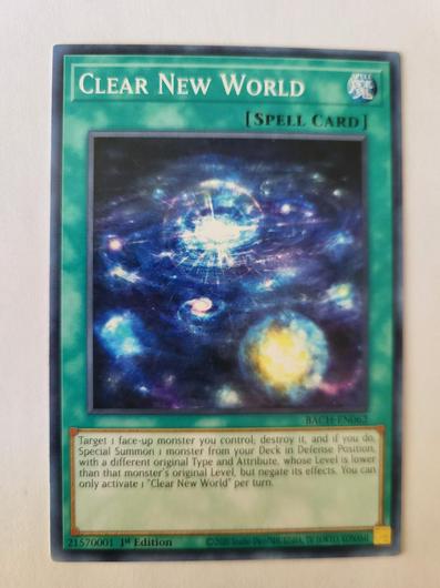 Clear New World [1st Edition] BACH-EN062 photo