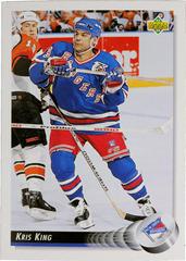 Kris King #78 Hockey Cards 1992 Upper Deck Prices