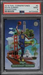 Kevin Durant Basketball Cards 2018 Panini Cornerstones Downtown Prices