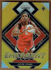Jackie Young [Gold] #2 Basketball Cards 2022 Panini Prizm WNBA Emergent Prices
