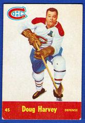 Doug Harvey #45 Hockey Cards 1955 Parkhurst Quaker Oats Prices