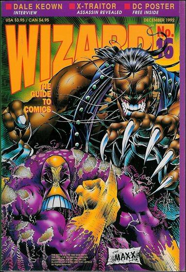 Wizard Magazine #16 (1992) Comic Books Wizard Magazine