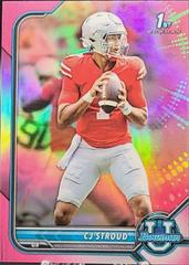 CJ Stroud [Pink] Football Cards 2021 Bowman University Prices