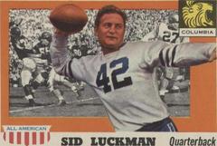 Sid Luckman #85 Football Cards 1955 Topps All American Prices