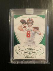 Baker Mayfield [Emerald] Football Cards 2019 Panini Flawless Prices