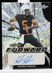 Hendon Hooker [Metalized Sparkles Silver] #FF-HH1 Football Cards 2022 Leaf Flash Forward Autographs Prices