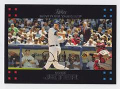 Derek Jeter [No Bush, Mantle] Baseball Cards 2007 Topps Prices