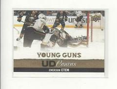 Emerson Etem Hockey Cards 2013 Upper Deck Canvas Prices