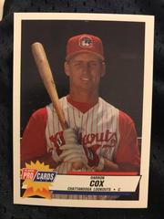 Darron Cox #2363 Baseball Cards 1993 Fleer ProCards Prices