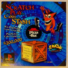 Prize Scratcher Game Card | Pizza Powered Playstation Giveaway Playstation