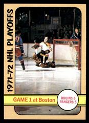 Playoff Game #1 Hockey Cards 1972 Topps Prices