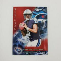 Marcus Mariota [Red Refractor] Football Cards 2015 Topps Platinum Prices